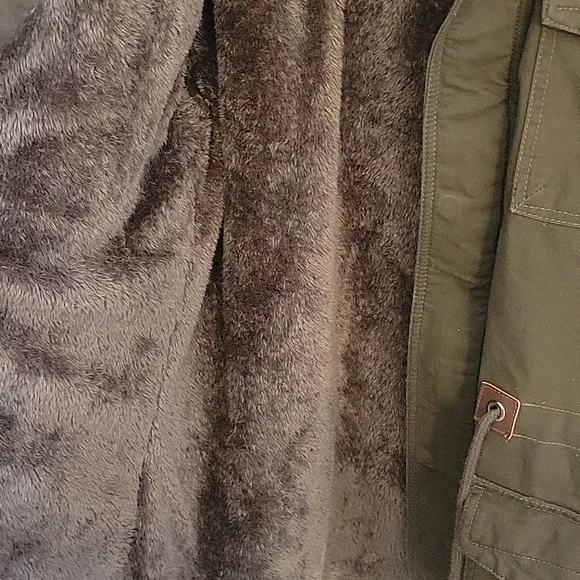 Size L Men's lined cargo jacket - Picture 4 of 5